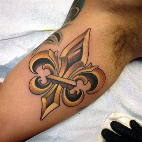 fleur de lis tattoo meaning|fleur de lis tattoos for men.